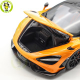 1/18 LCD HPD McLaren 765LT Supercar Orange Diecast Model Car Gifts For Father Friends