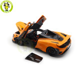 1/18 LCD HPD McLaren 765LT Supercar Orange Diecast Model Car Gifts For Father Friends