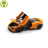1/18 LCD HPD McLaren 765LT Supercar Orange Diecast Model Car Gifts For Father Friends