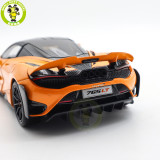 1/18 LCD HPD McLaren 765LT Supercar Orange Diecast Model Car Gifts For Father Friends