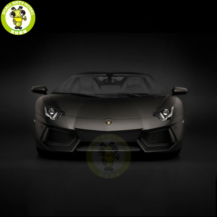 1/8 Pocher HK121 Lamborghini Aventador LP700-4 Roadster Nero Nemesis Diecast Scale Kit Gifts For Friends Family