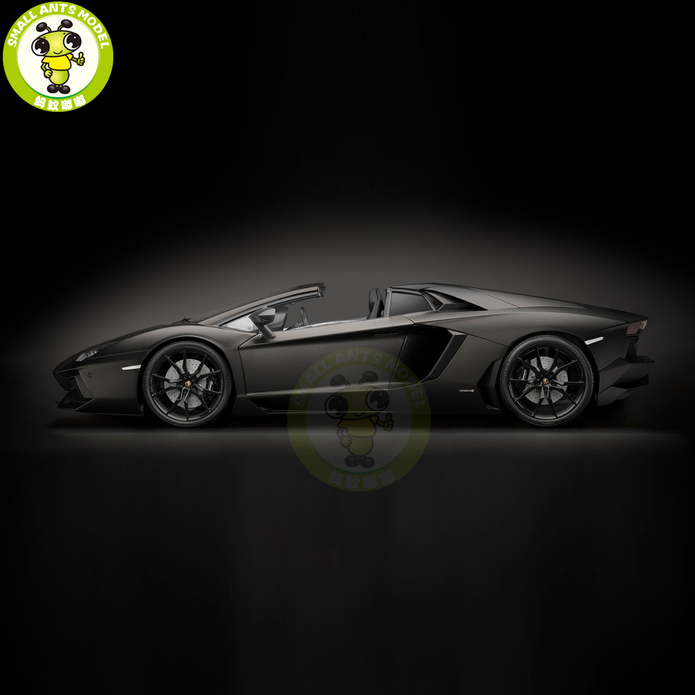 1/8 Pocher HK121 Lamborghini Aventador LP700-4 Roadster Nero