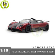 1/18 PAGANI ZONDA Cinque Roadster 2009 Rosso Dubai Almost Real 850612001 Diecast Model Toys Car Boys Girls Gifts