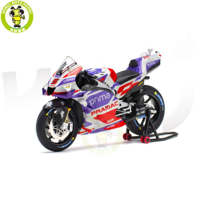 1/12 Kiloworks Ducati GP23 MOTOGP 2023 Pramac Racing Diecast Motorcycle Model Toys Gifts For Father Friends