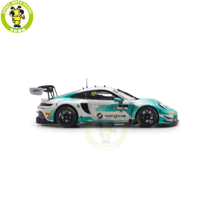 1/43 Porsche 911 GT3 R 2024 GTWCA Kiloworks Minichamps Diecast Model Toys Car Gifts For Friends Father