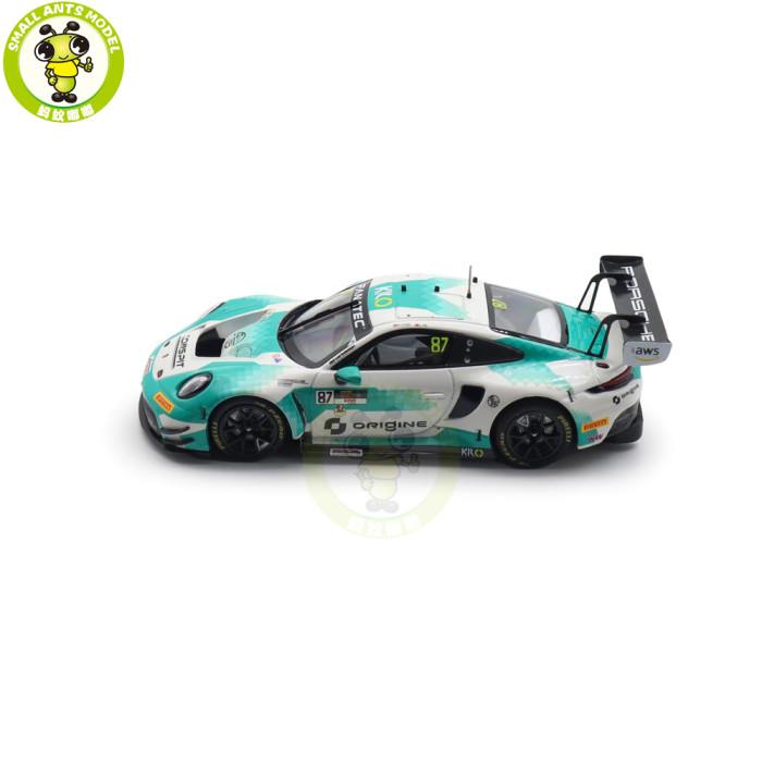 1/43 Porsche 911 GT3 R 2024 GTWCA Kiloworks Minichamps Diecast Model Toys Car Gifts For Friends Father