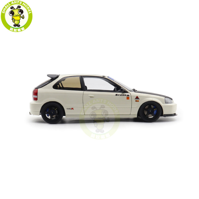 1/18 MOTORHELIX Honda CIVIC Type R EK9-120 Spoon Diecast Model Toy Car Gifts For Father Friends