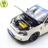 1/18 MOTORHELIX Honda CIVIC Type R EK9-120 Spoon Diecast Model Toy Car Gifts For Father Friends