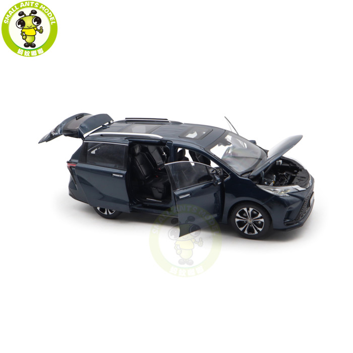 1/18 Toyota Granvia MPV Diecast Model Toys Car Gifts For Friends Father