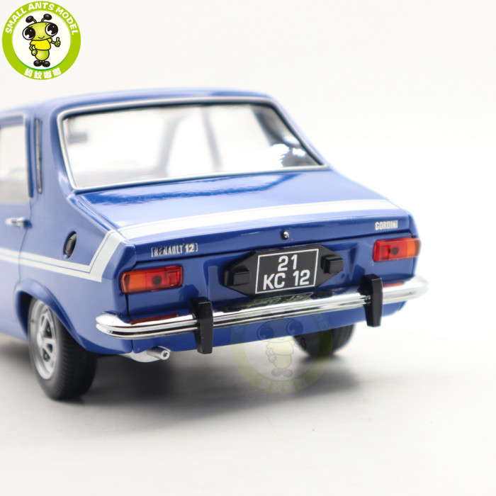 1/18 Renault 12 Gordini 1971 Blue NOREV 185210 Diecast Model Toy Car Gifts For Father Friends