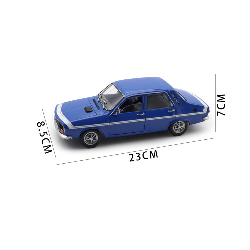1/18 Renault 12 Gordini 1971 Blue NOREV 185210 Diecast Model Toy Car Gifts For Father Friends