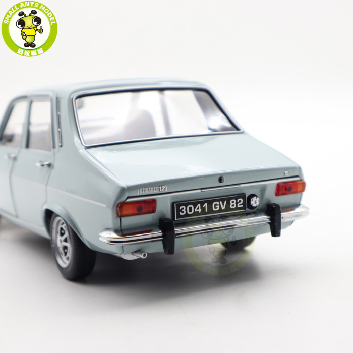 1/18 Renault 12 TS 1974 Light Blue NOREV 185219 Diecast Model Toy Car Gifts For Father Friends