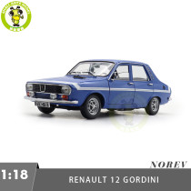 1/18 Renault 12 Gordini 1971 Blue NOREV 185210 Diecast Model Toy Car Gifts For Father Friends