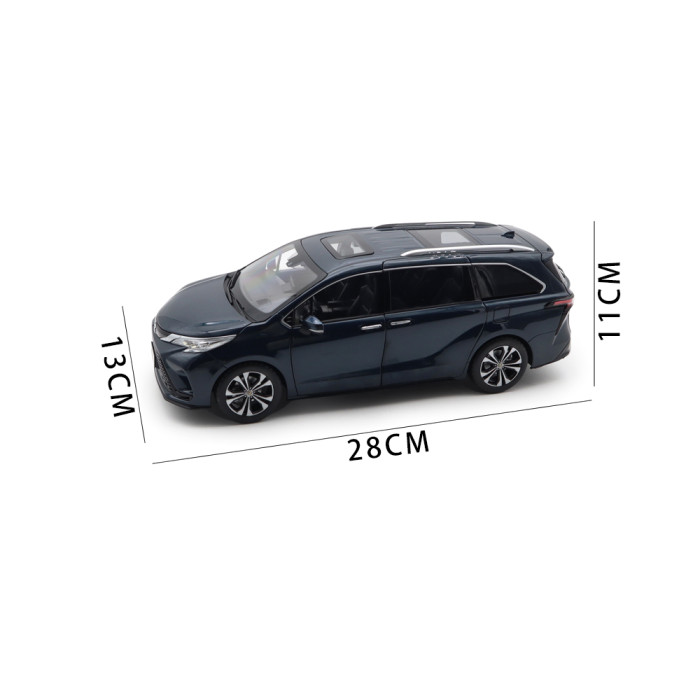 1/18 Toyota Granvia MPV Diecast Model Toys Car Gifts For Friends Father