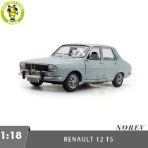 1/18 Renault 12 TS 1974 Light Blue NOREV 185219 Diecast Model Toy Car Gifts For Father Friends