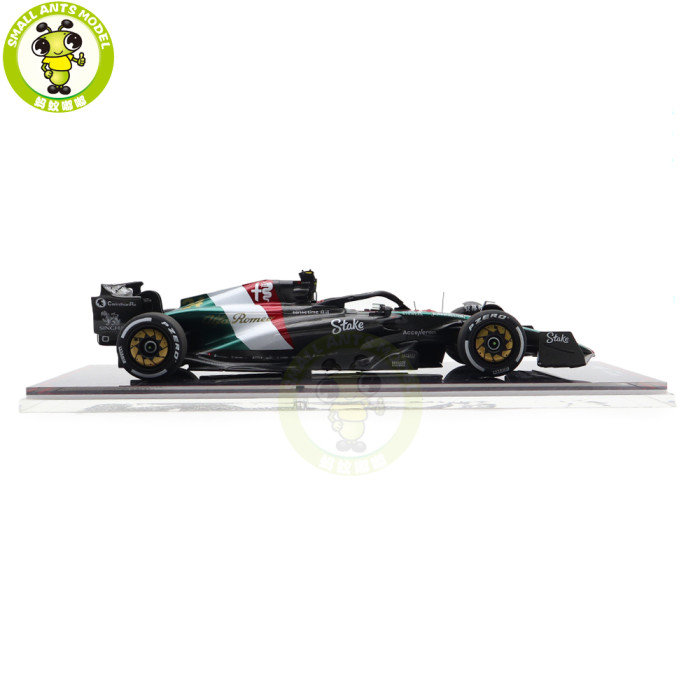 1/18 NZG Alfa Romeo F1 C43 Sauber Valtteri Bottas Zhou Guanyu Kiloworks Diecast Model Toys Car Gifts For Friends Father