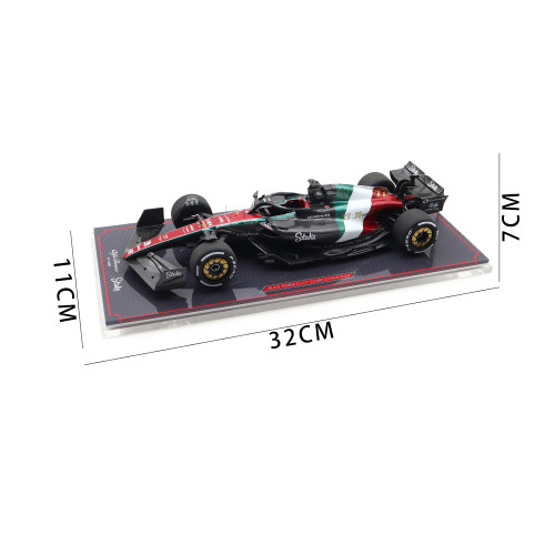 1/18 NZG Alfa Romeo F1 C43 Sauber Valtteri Bottas Zhou Guanyu Kiloworks Diecast Model Toys Car Gifts For Friends Father