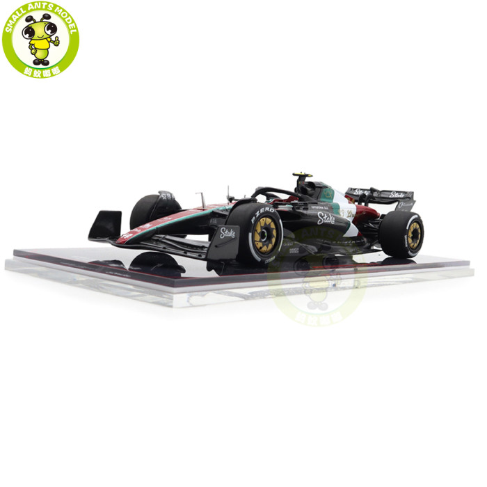 1/18 NZG Alfa Romeo F1 C43 Sauber Valtteri Bottas Zhou Guanyu Kiloworks Diecast Model Toys Car Gifts For Friends Father