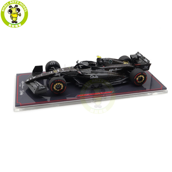 1/18 NZG Alfa Romeo F1 C43 Sauber Valtteri Bottas Zhou Guanyu Kiloworks Diecast Model Toys Car Gifts For Friends Father