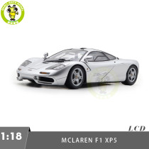 1/18 LCD McLaren F1 XP5 Silver Diecast Model Car Gifts For Father Friends