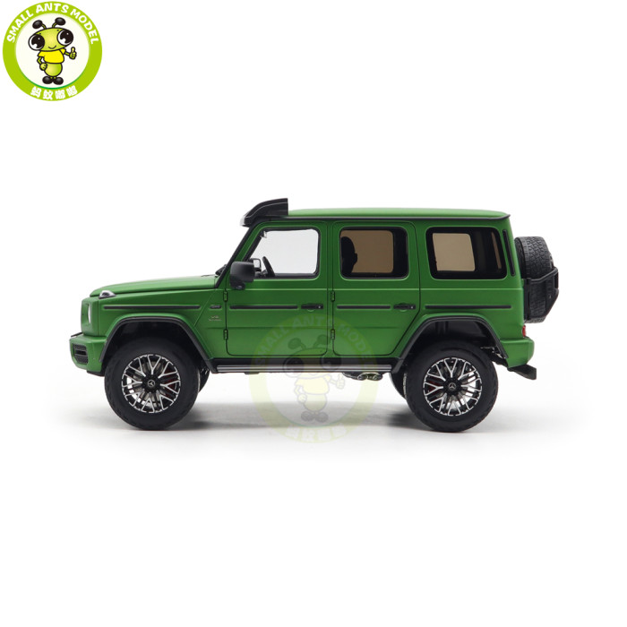 1/18 Mercedes-AMG G63 G Class 4×4² 2023 Almost Real 820821 Green Hell Magno Diecast Model Toy Car Gifts For Friends Father