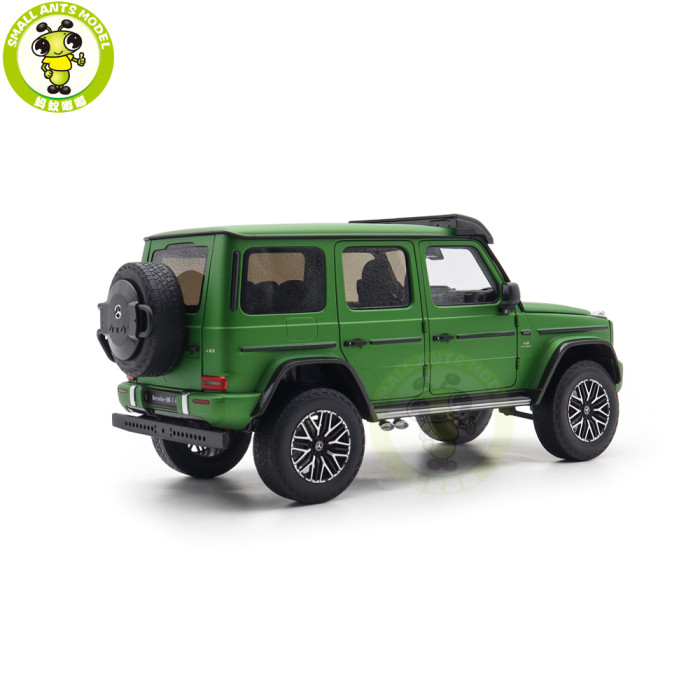 1/18 Mercedes-AMG G63 G Class 4×4² 2023 Almost Real 820821 Green Hell Magno Diecast Model Toy Car Gifts For Friends Father