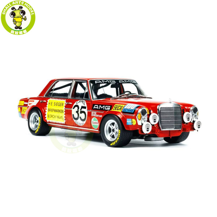 1/18 Minichamps Mercedes Benz 300SEL 6.8 1971 Diecast Model Toys Car Gifts For Father Friends