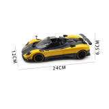 1/18 PAGANI ZONDA Cinque Roadster 2009 Giallo Ginevra Almost Real 850613001 Diecast Model Toys Car Boys Girls Gifts