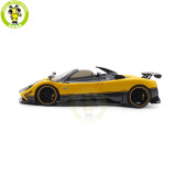 1/18 PAGANI ZONDA Cinque Roadster 2009 Giallo Ginevra Almost Real 850613001 Diecast Model Toys Car Boys Girls Gifts