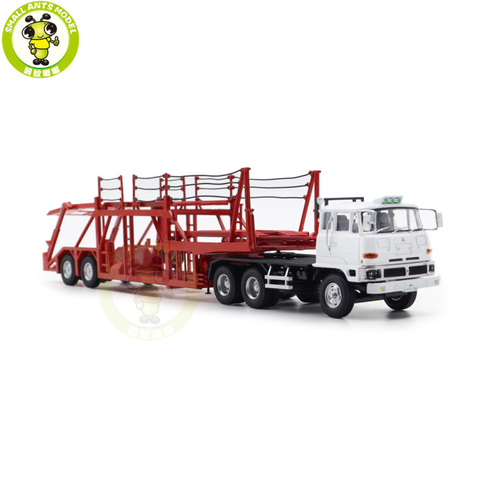 1/64 Mitsubishi Fuso FV High Cab Tractor Truck Trailer DD Models Diecast Model Toys Car Gifts For Father Friends