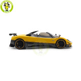 1/18 PAGANI ZONDA Cinque Roadster 2009 Giallo Ginevra Almost Real 850613001 Diecast Model Toys Car Boys Girls Gifts