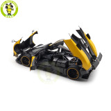 1/18 PAGANI ZONDA Cinque Roadster 2009 Giallo Ginevra Almost Real 850613001 Diecast Model Toys Car Boys Girls Gifts