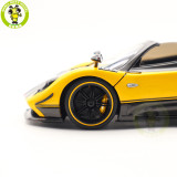 1/18 PAGANI ZONDA Cinque Roadster 2009 Giallo Ginevra Almost Real 850613001 Diecast Model Toys Car Boys Girls Gifts