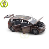 1/18 VW Volkswagen Touran L Diecast Model Toy Car Gifts For Friends Father