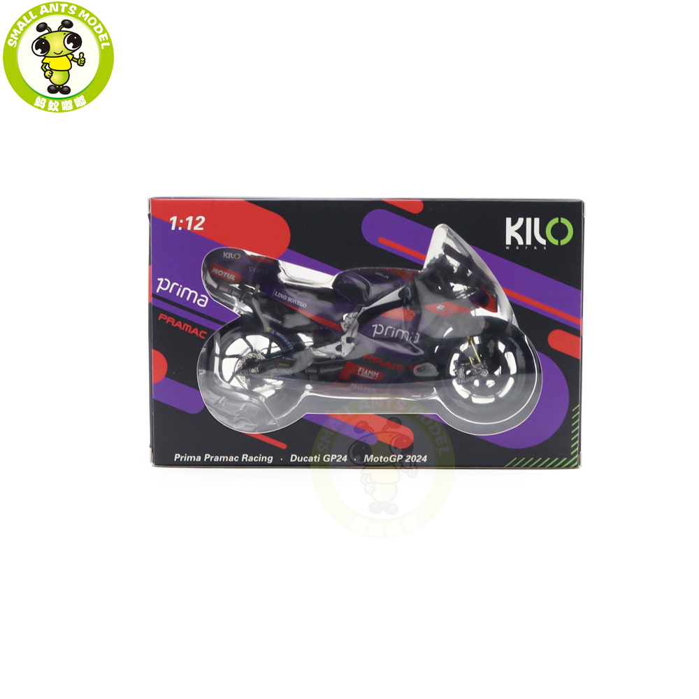 1/12 Kiloworks Ducati GP24 MOTOGP 2024 Diecast Motorcycle Model