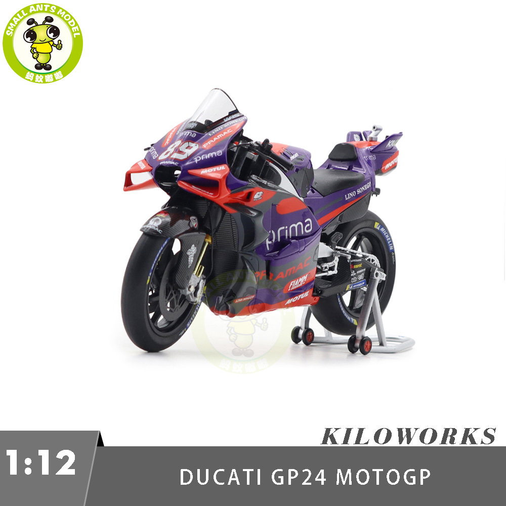 1/12 Kiloworks Ducati GP24 MOTOGP 2024 Diecast Motorcycle Model