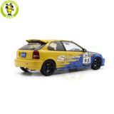 1/18 MOTORHELIX Honda CIVIC Type R EK9-120 Spoon Diecast Model Toy Car Gifts For Father Friends