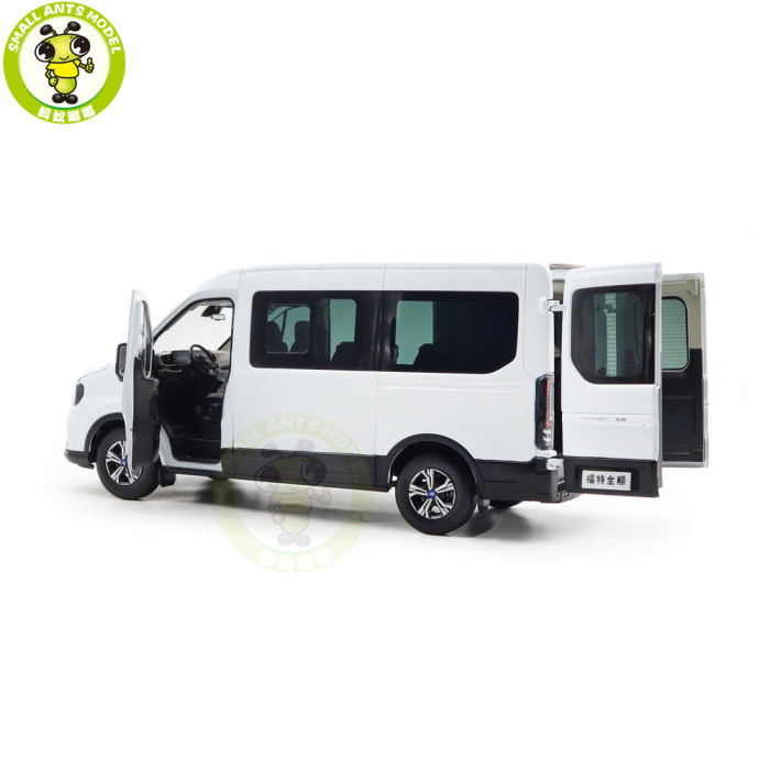 1/18 Ford Transit V348 T8 Van Cargo MPV Diecast Model Toy Car Gifts For Friends Famliy