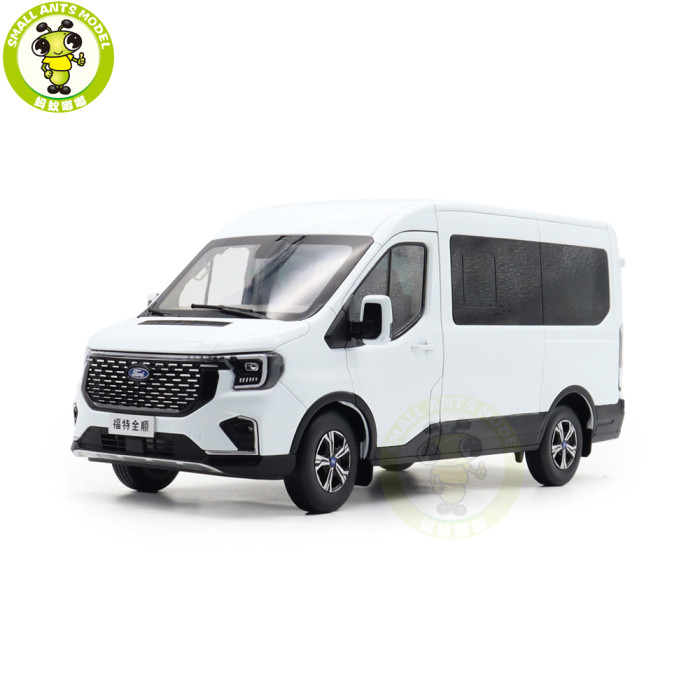 1/18 Ford Transit V348 T8 Van Cargo MPV Diecast Model Toy Car Gifts For Friends Famliy
