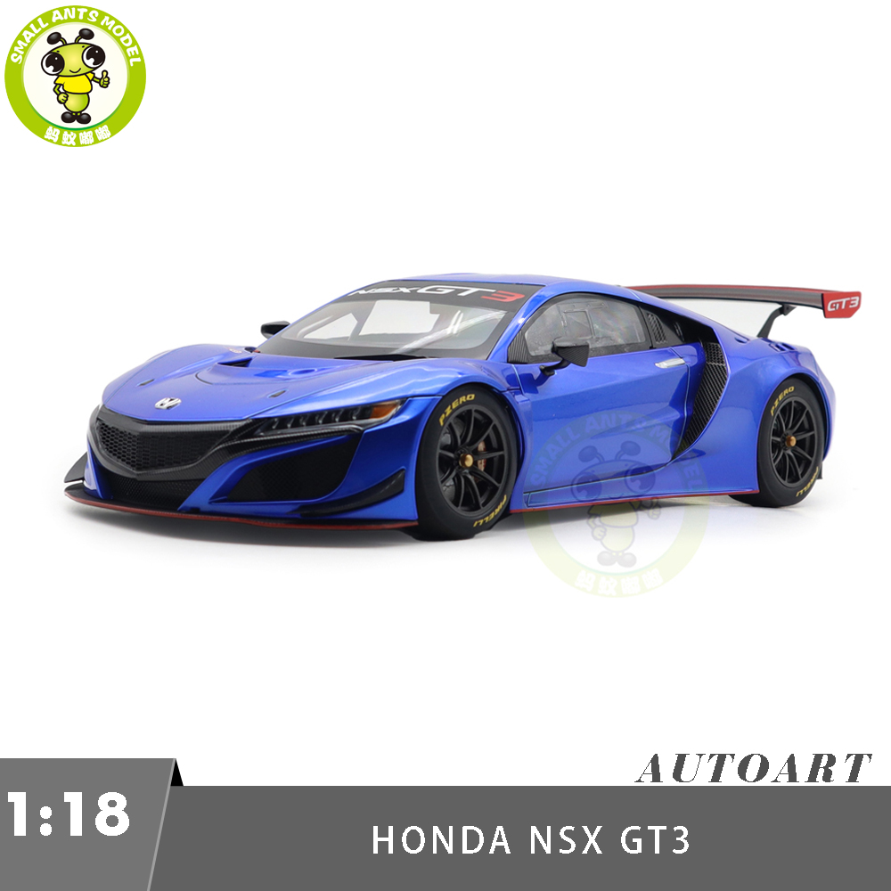 1/18 Honda NSX GT3 Matt Black / Custom Color Autoart 81899 Model