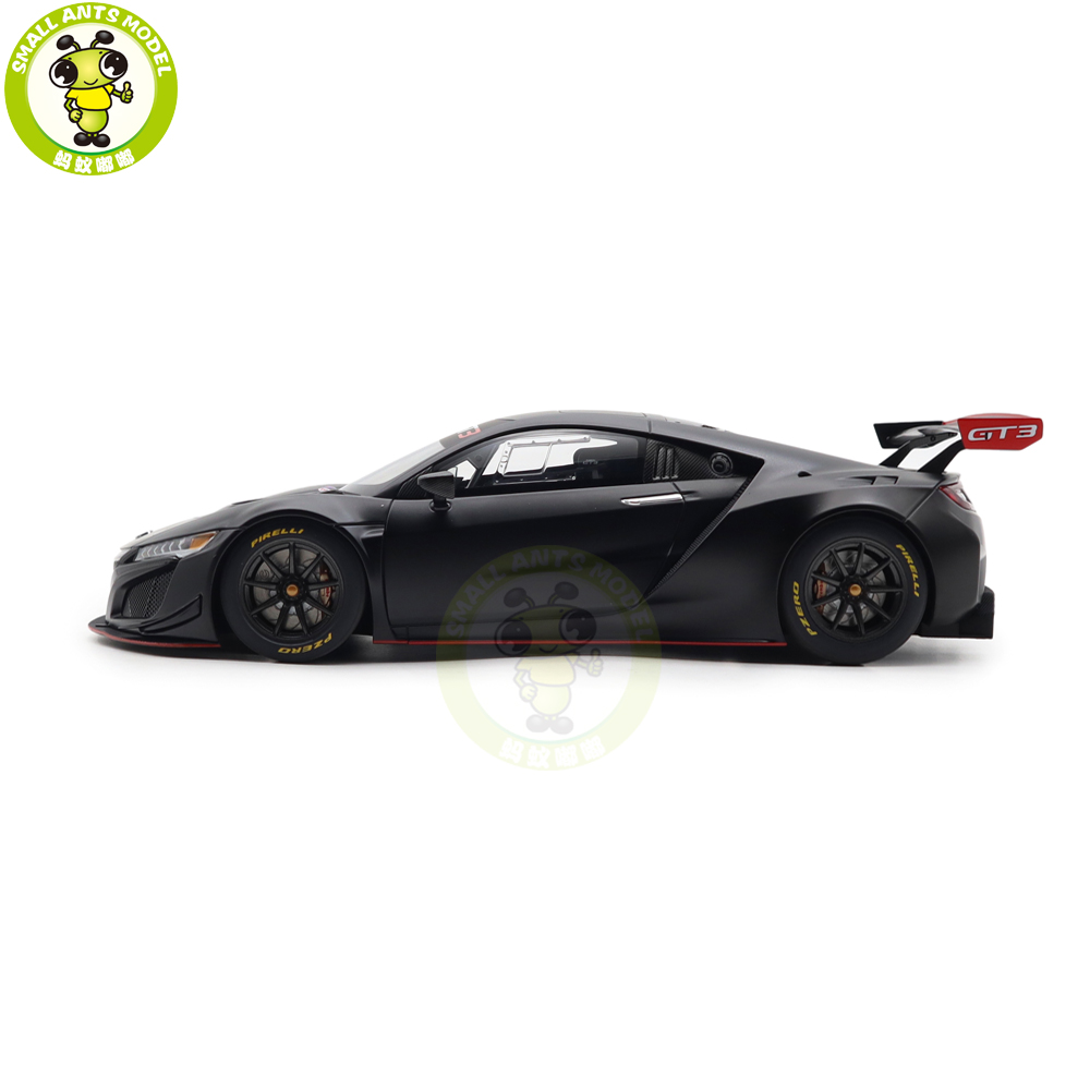1/18 Honda NSX GT3 Matt Black / Custom Color Autoart 81899 Model