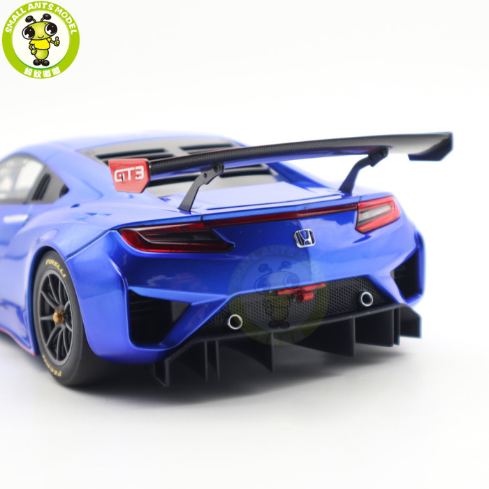 1/18 Honda NSX GT3 Hyper Blue / Custom Color Autoart 81896 Model Toy Car Gifts For Father Friends