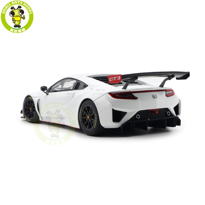 1/18 Honda NSX GT3 White / Custom Color Autoart 81898 Model Toy Car Gifts For Father Friends