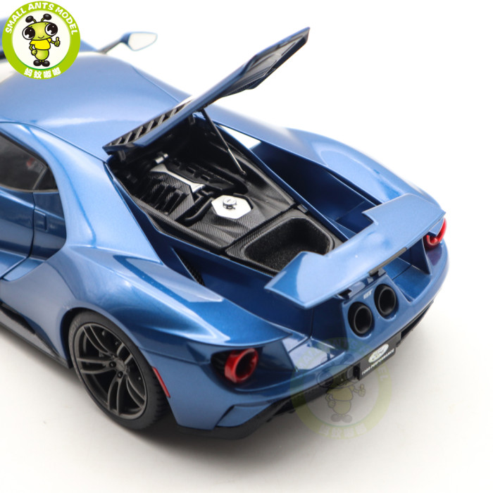 1/18 FORD GT 2017 Liquid Blue Autoart 72942 Model Toy Car Gifts For Father Friends