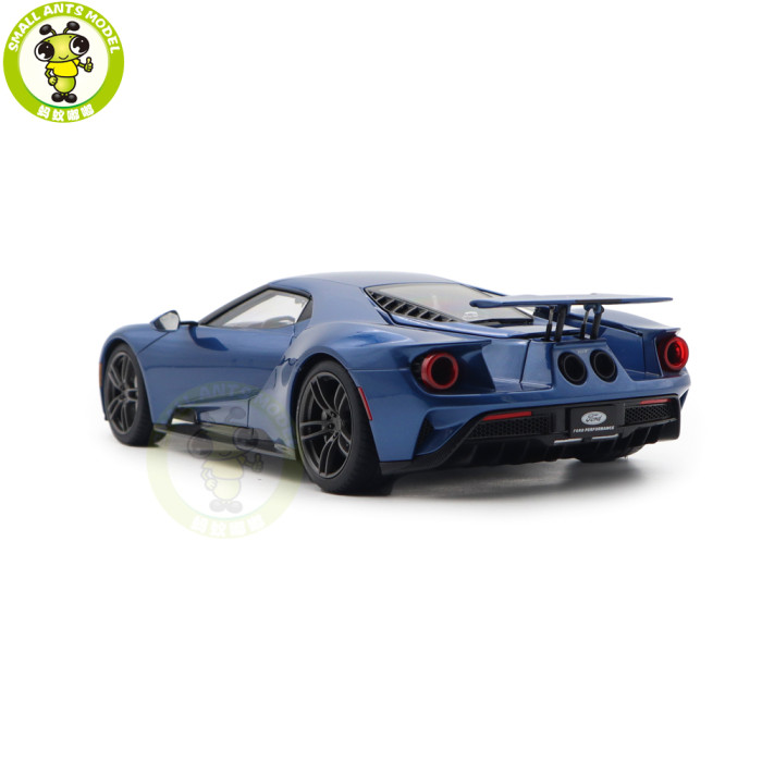 1/18 FORD GT 2017 Liquid Blue Autoart 72942 Model Toy Car Gifts For Father Friends