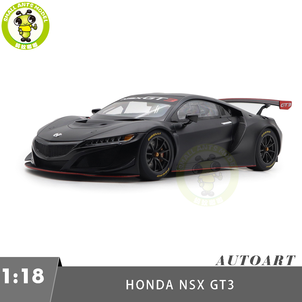 1/18 Honda NSX GT3 Matt Black / Custom Color Autoart 81899 Model