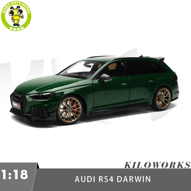 1/18 Audi RS4 RS 4 Avant Darwin Pro KengFai Kiloworks Diecast Model Toy Car Gifts For Father Friends