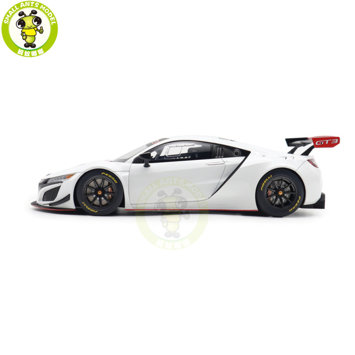 1/18 Honda NSX GT3 White / Custom Color Autoart 81898 Model Toy Car Gifts For Father Friends