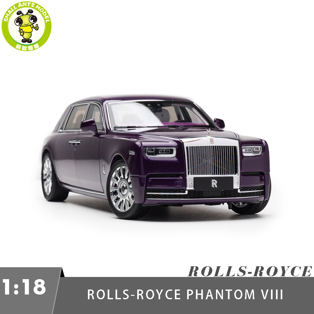 1/18 Rolls-Royce Phantom VIII Diecast Model Toy Car Gifts For