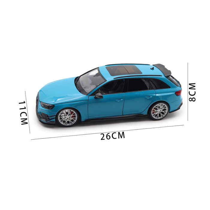 1/18 Audi RS4 RS 4 Avant Darwin Pro KengFai Kiloworks Diecast Model Toy Car Gifts For Father Friends